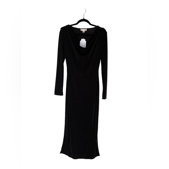 NwT Band of the Free Slinky Black Annabelle Whimsigoth Witchy Party Dress Size M - Picture 3 of 11
